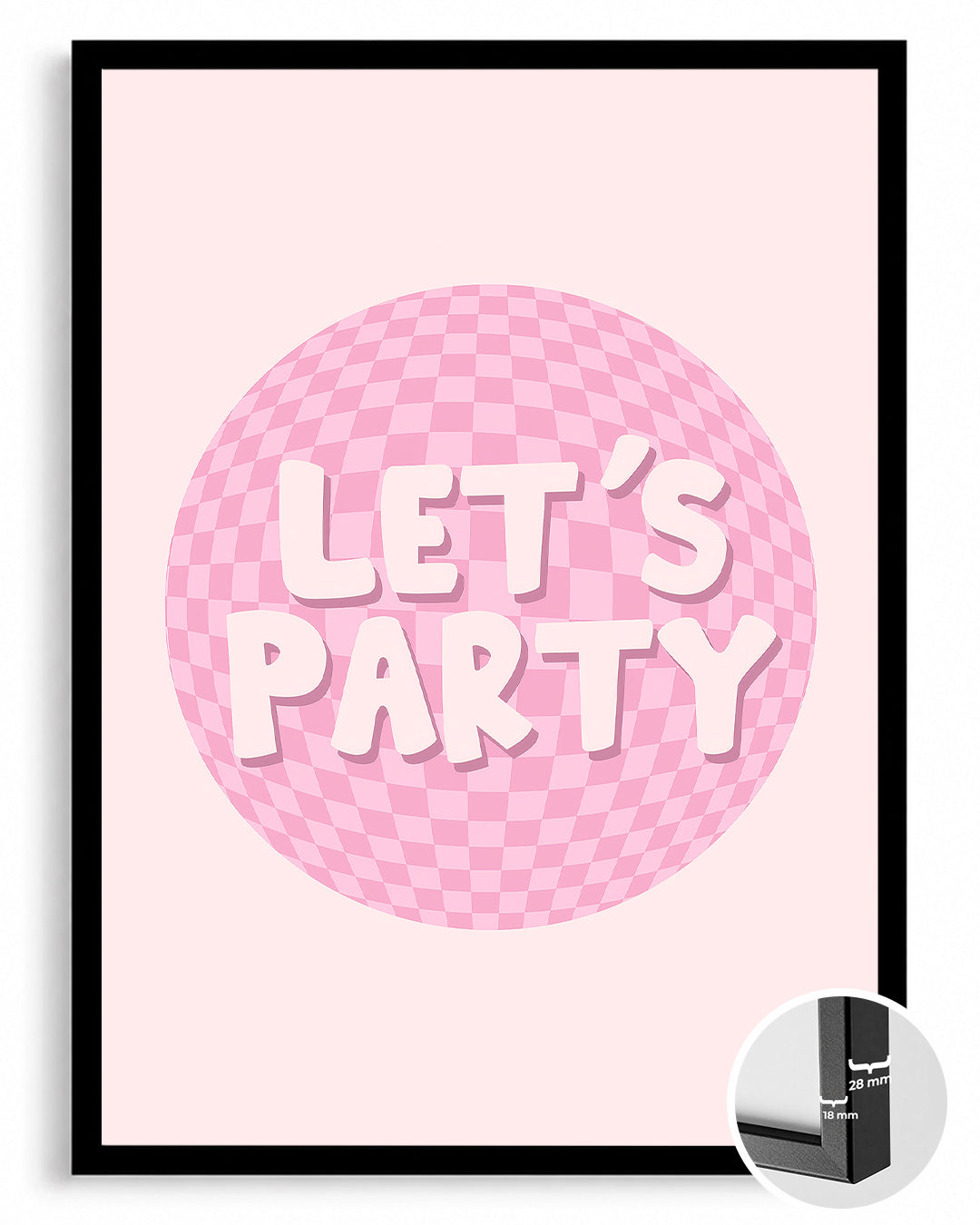 Pink Party Poster Tablosu