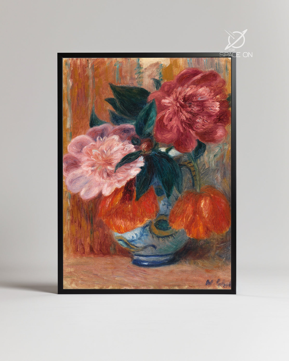 Pink Peony Poster Tablosu