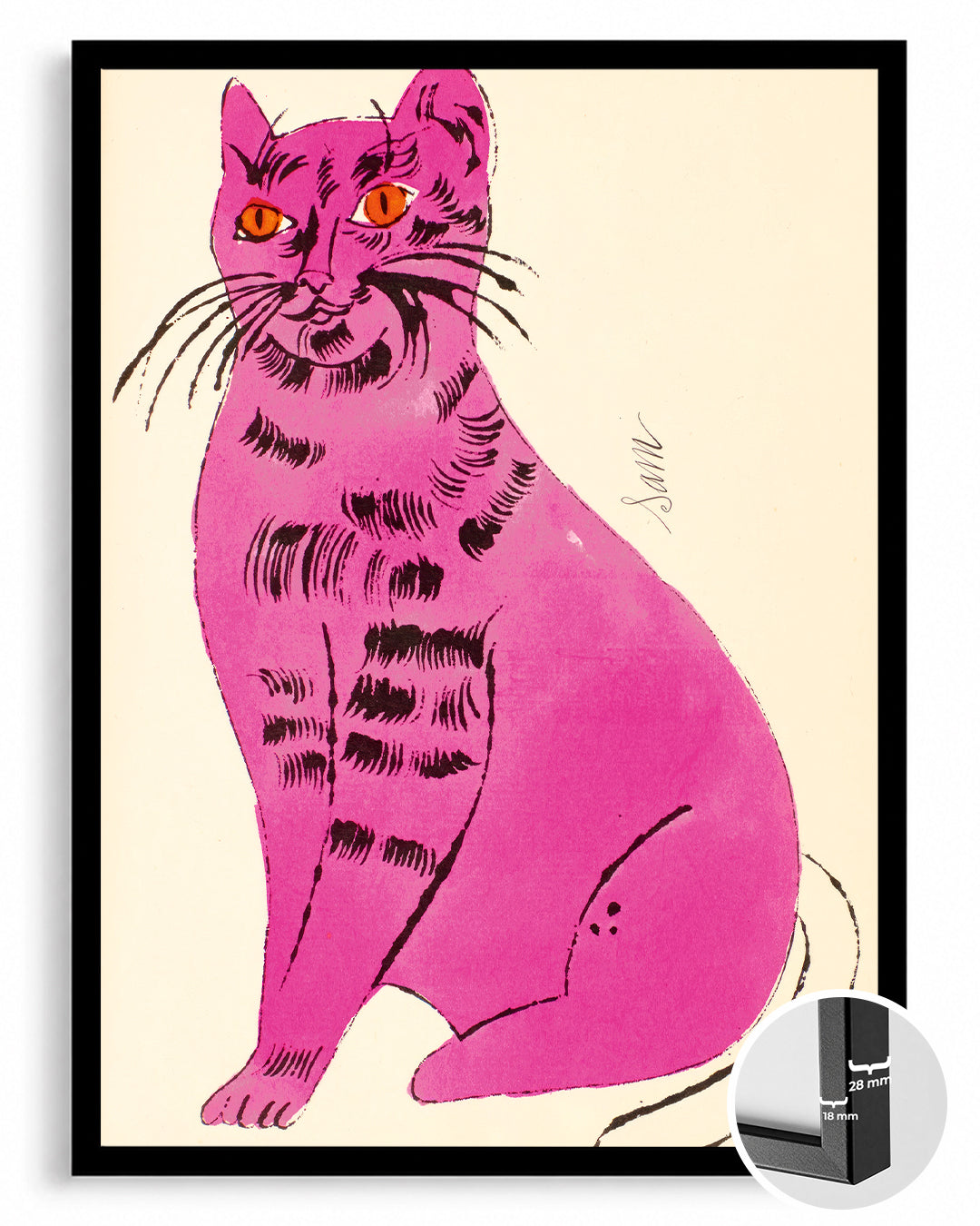 Pink Sam Poster Tablosu