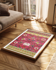 Pink Scroll Poster Tablosu