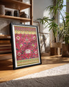 Pink Scroll Poster Tablosu