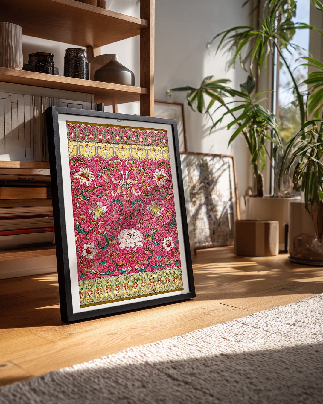 Pink Scroll Poster Tablosu