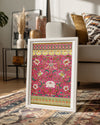 Pink Scroll Poster Tablosu