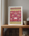 Pink Scroll Poster Tablosu