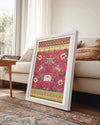 Pink Scroll Poster Tablosu