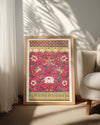 Pink Scroll Poster Tablosu