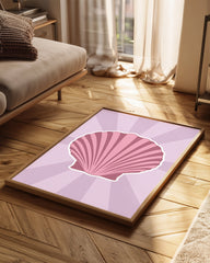 Pink Shell Poster Tablosu