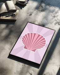 Pink Shell Poster Tablosu