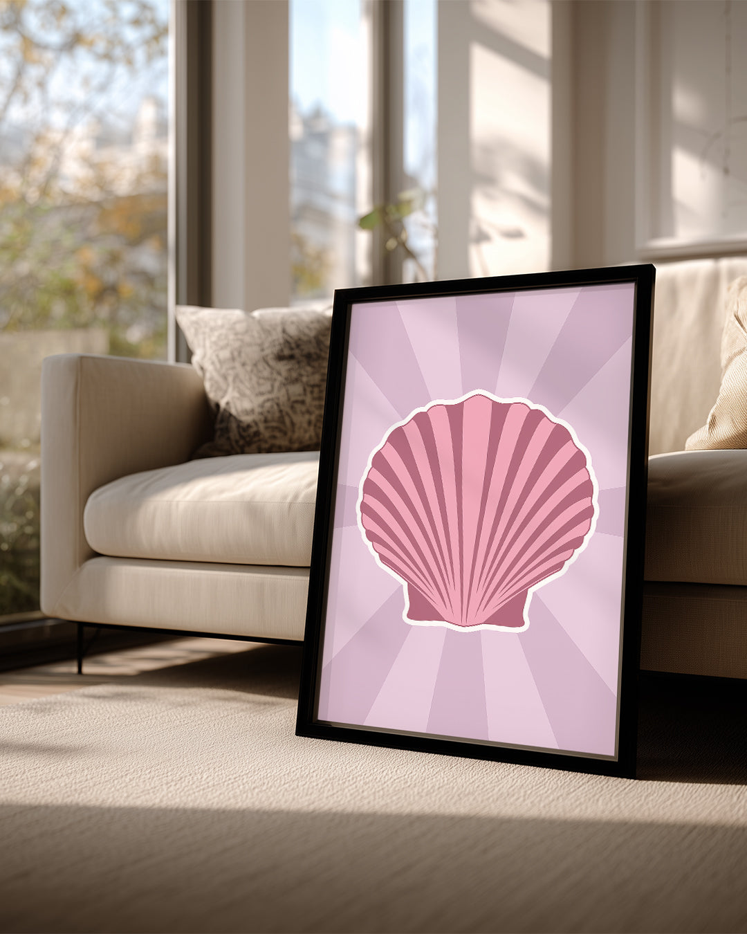 Pink Shell Poster Tablosu