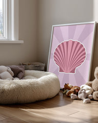Pink Shell Poster Tablosu