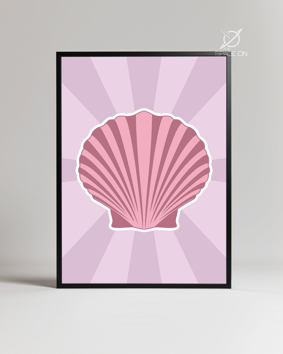 Pink Shell Poster Tablosu
