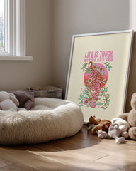 Pink Tiger Poster Tablosu