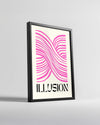 Pink Waves Poster Tablosu