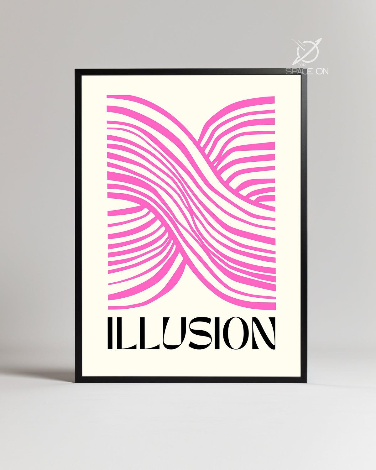 Pink Waves Poster Tablosu