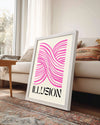 Pink Waves Poster Tablosu