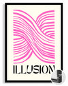 Pink Waves Poster Tablosu