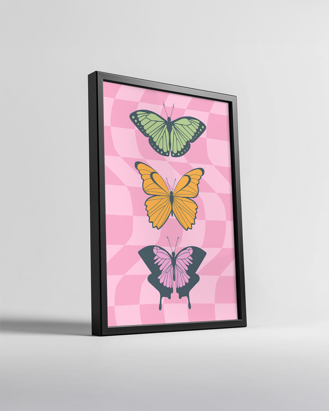 Pink Wings Poster Tablosu
