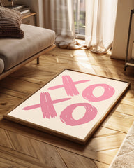 Pink Xoxo Poster Tablosu