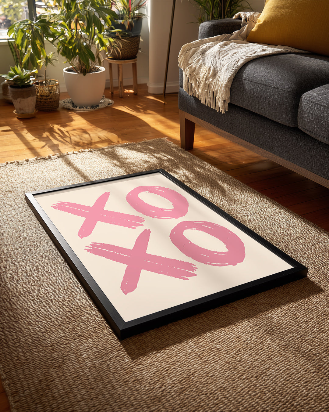Pink Xoxo Poster Tablosu
