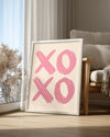 Pink Xoxo Poster Tablosu