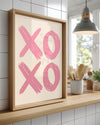 Pink Xoxo Poster Tablosu