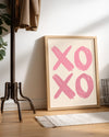 Pink Xoxo Poster Tablosu
