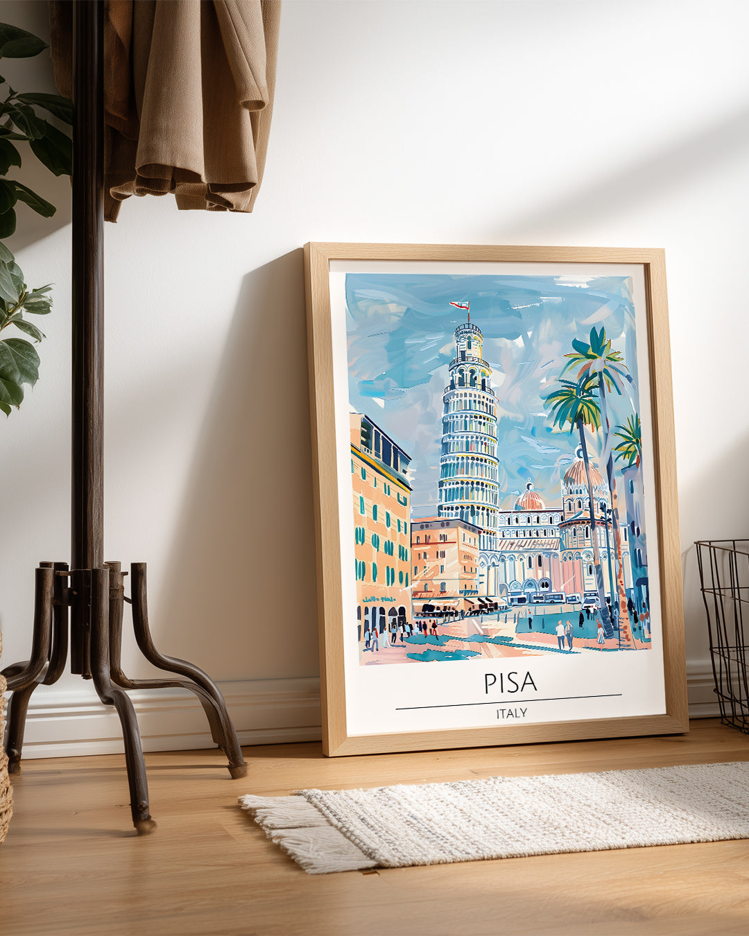 Pisa İtalya Poster Tablosu