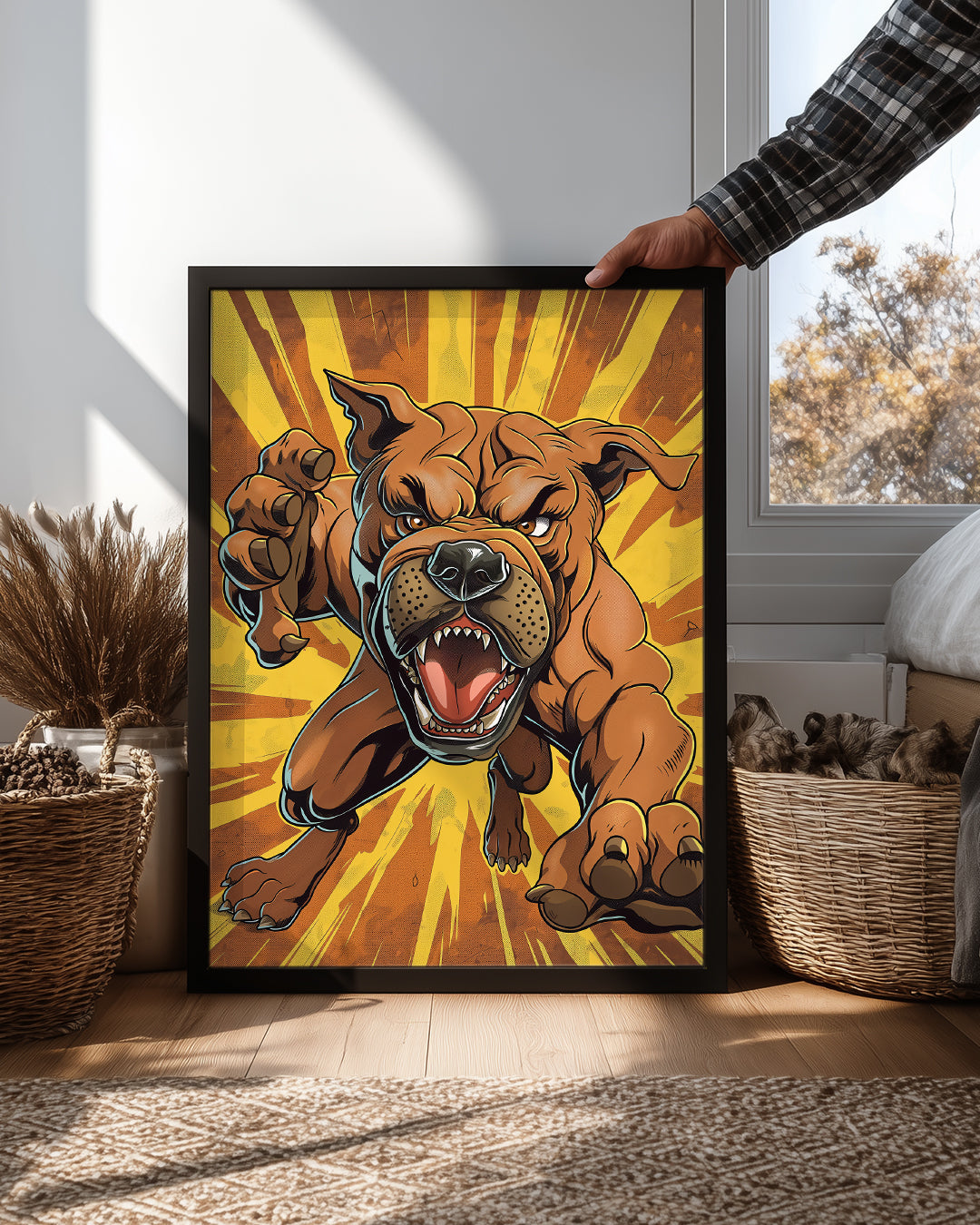Pitbull - Güçlü Duruş Poster Tablosu