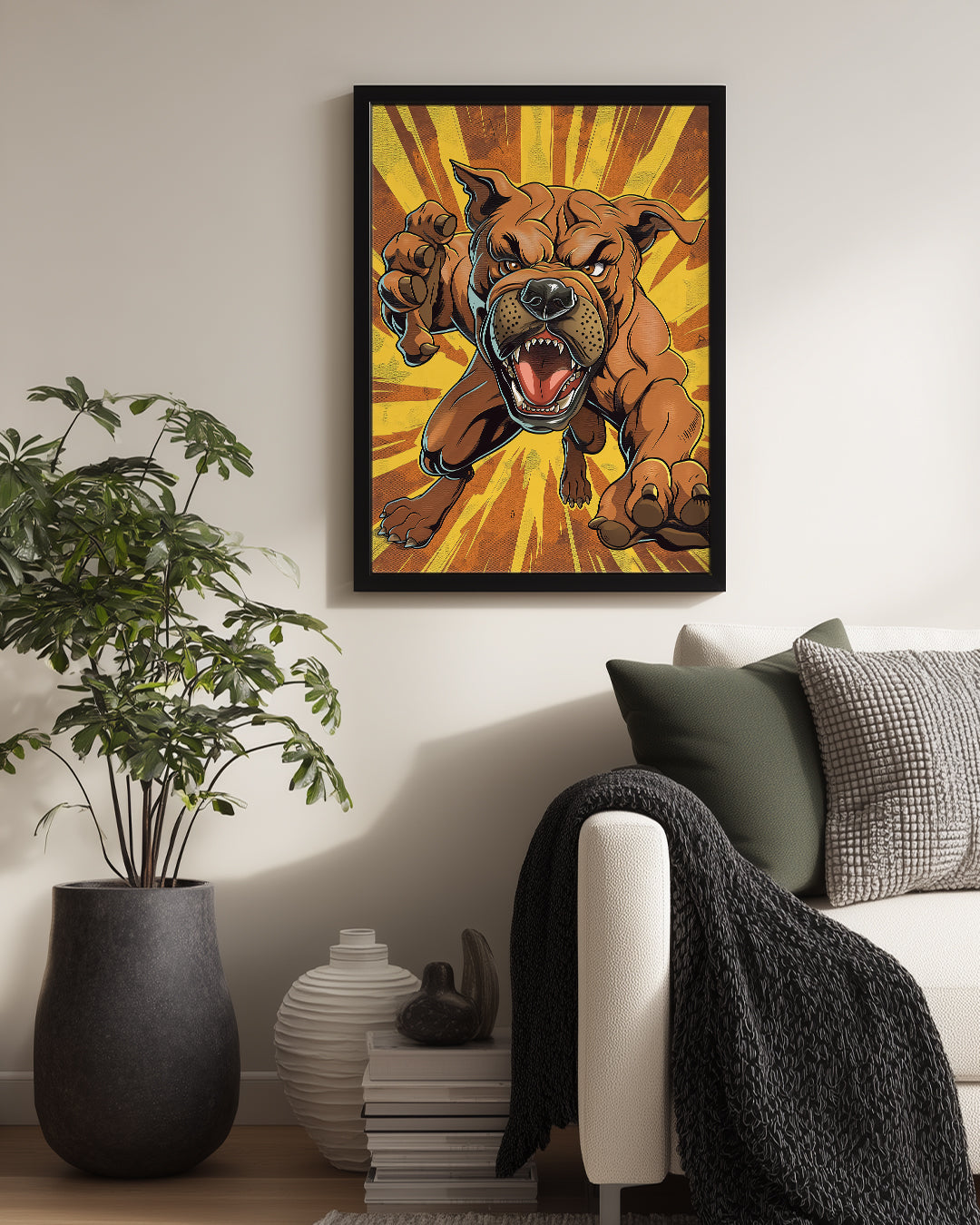 Pitbull - Güçlü Duruş Poster Tablosu