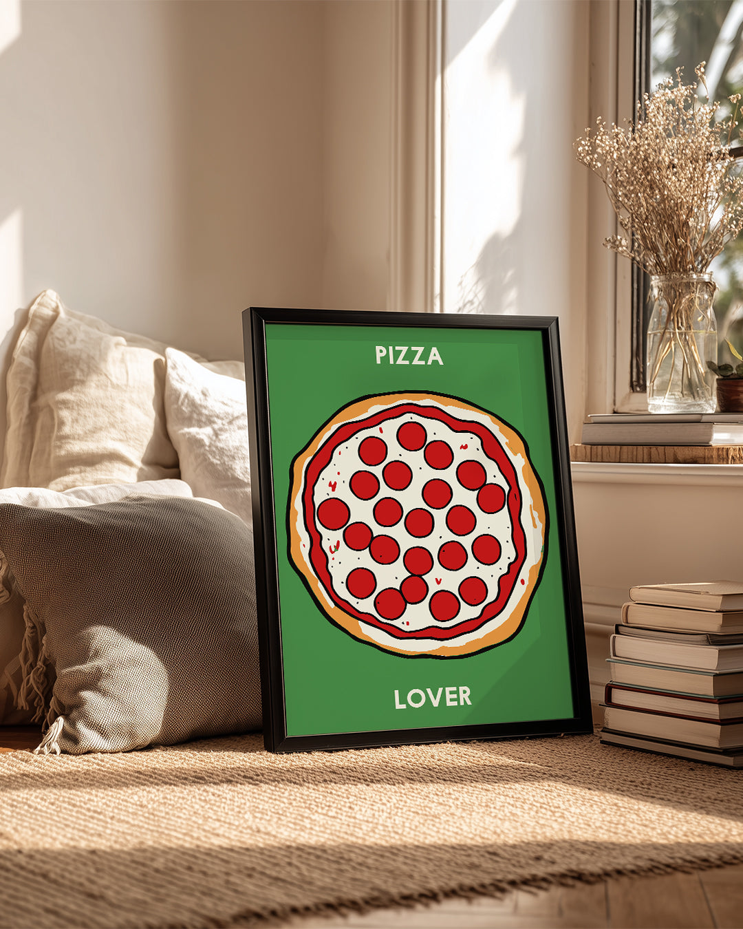 Pizza Aşığı - Lezzetli Dilimler Poster Tablosu