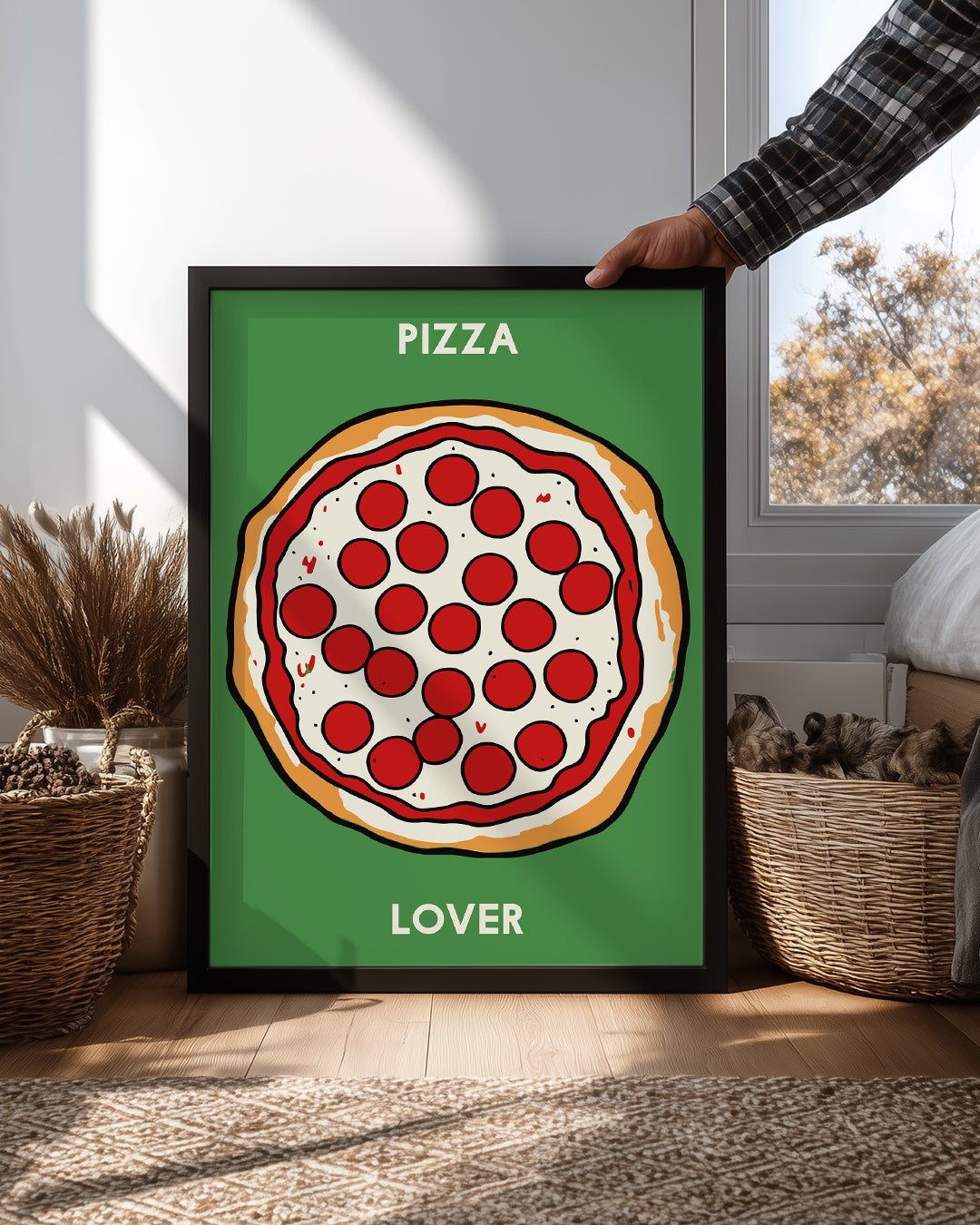 Pizza Aşığı - Lezzetli Dilimler Poster Tablosu