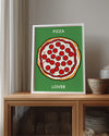 Pizza Aşığı - Lezzetli Dilimler Poster Tablosu
