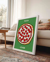 Pizza Aşığı - Lezzetli Dilimler Poster Tablosu
