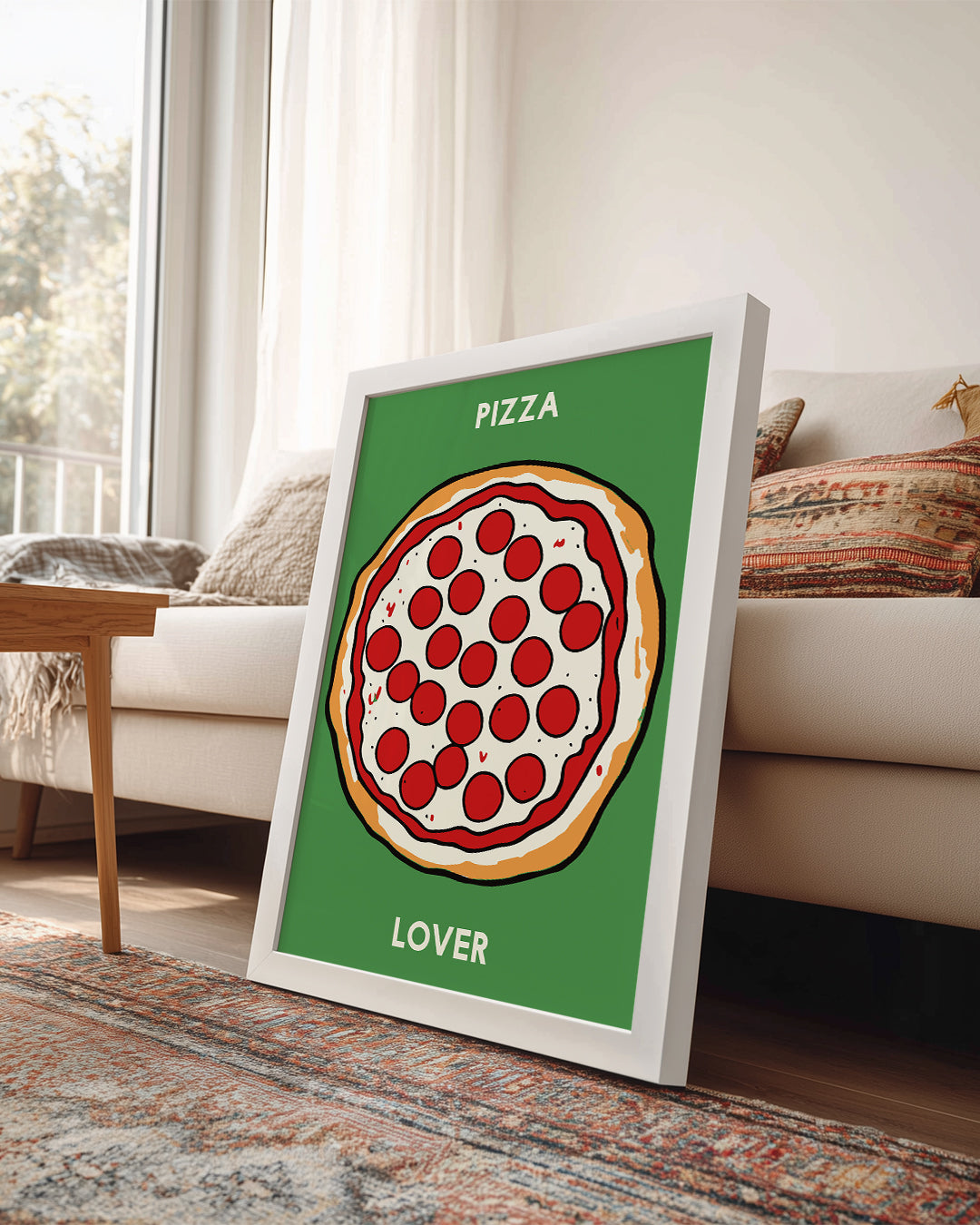 Pizza Aşığı - Lezzetli Dilimler Poster Tablosu