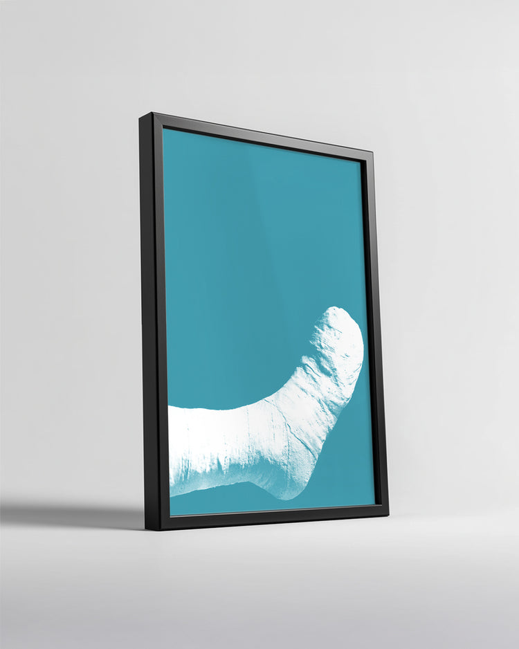 Plaster Blue Poster Tablosu