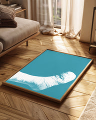 Plaster Blue Poster Tablosu