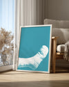 Plaster Blue Poster Tablosu