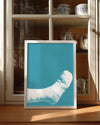 Plaster Blue Poster Tablosu