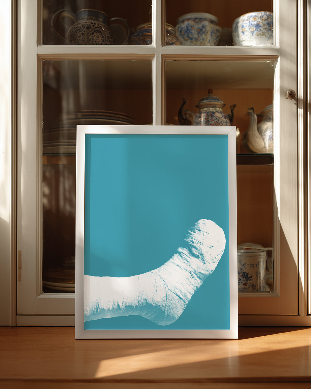 Plaster Blue Poster Tablosu