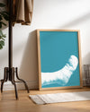 Plaster Blue Poster Tablosu