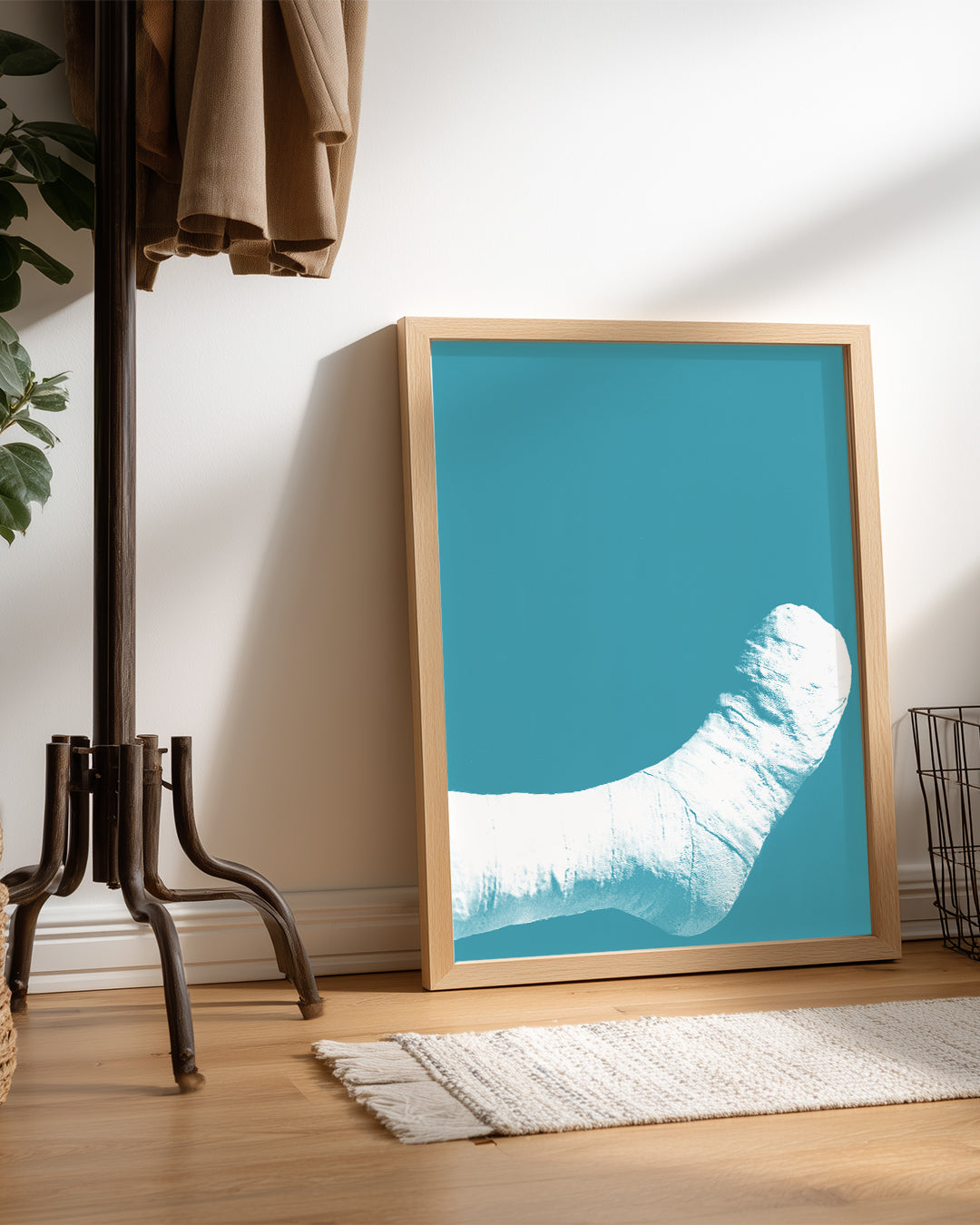 Plaster Blue Poster Tablosu