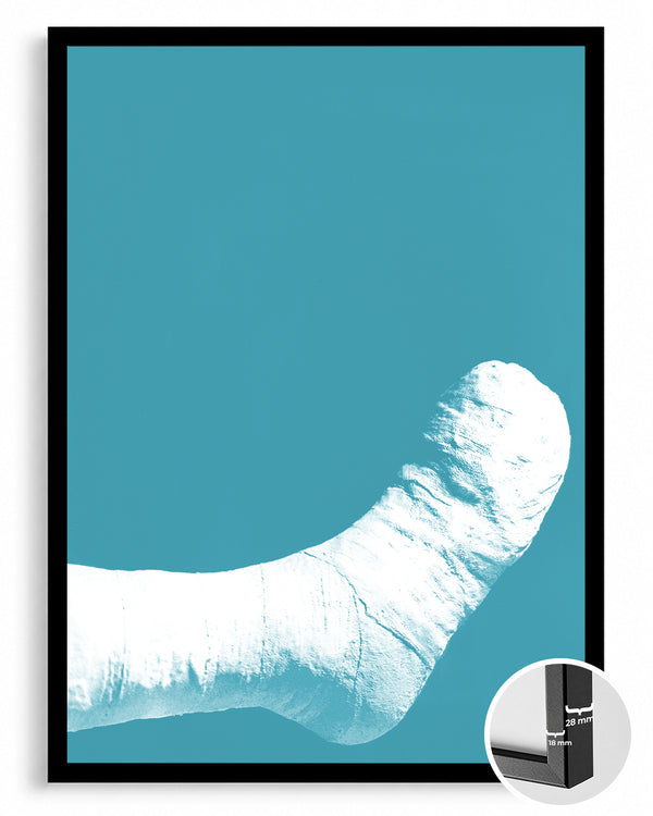 Plaster Blue Poster Tablosu