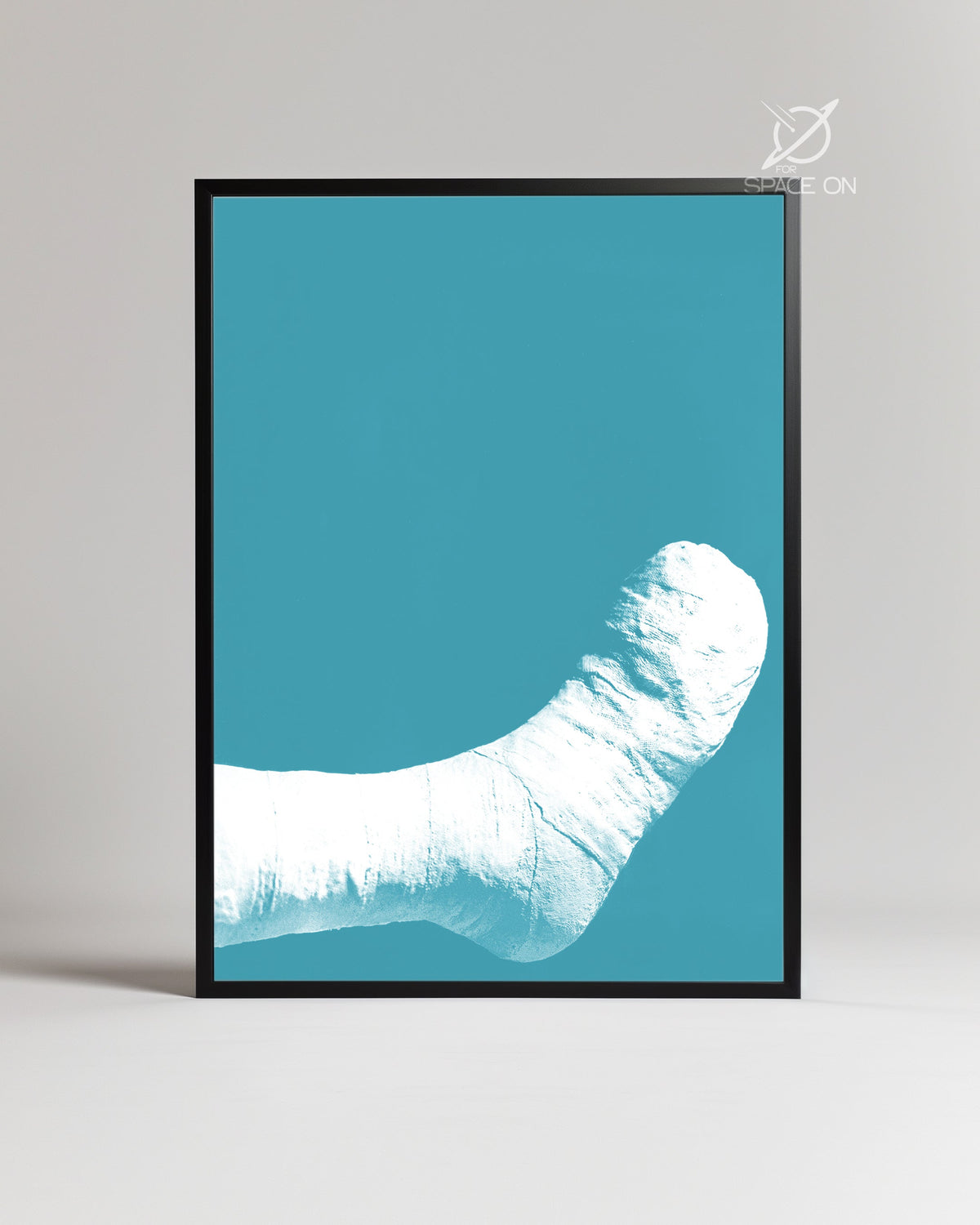 Plaster Blue Poster Tablosu