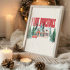 Poinsettia Decoration Poster Tablosu