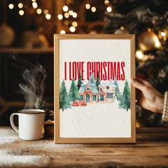 Poinsettia Decoration Poster Tablosu