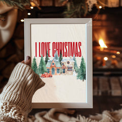 Poinsettia Decoration Poster Tablosu