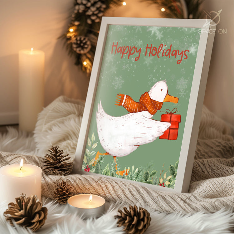 Polar Winter Landscape Poster Tablosu