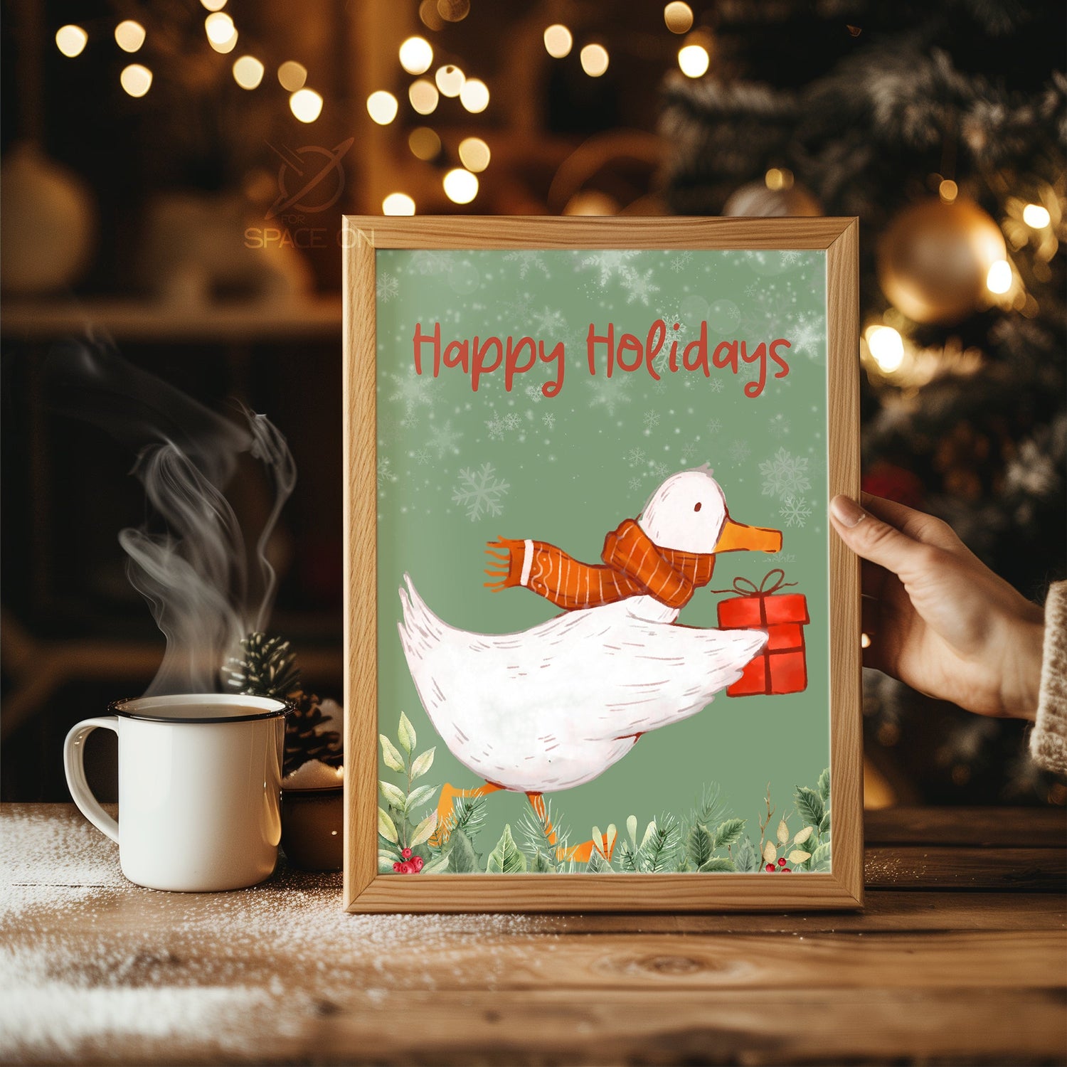 Polar Winter Landscape Poster Tablosu