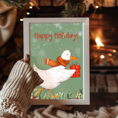 Polar Winter Landscape Poster Tablosu