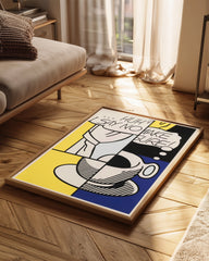 Pop Coffee Poster Tablosu